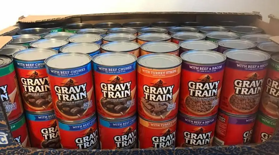 gravy train canned dog food