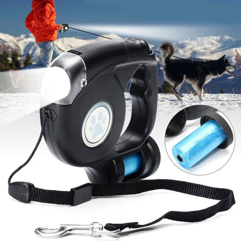 dog leash with flashlight