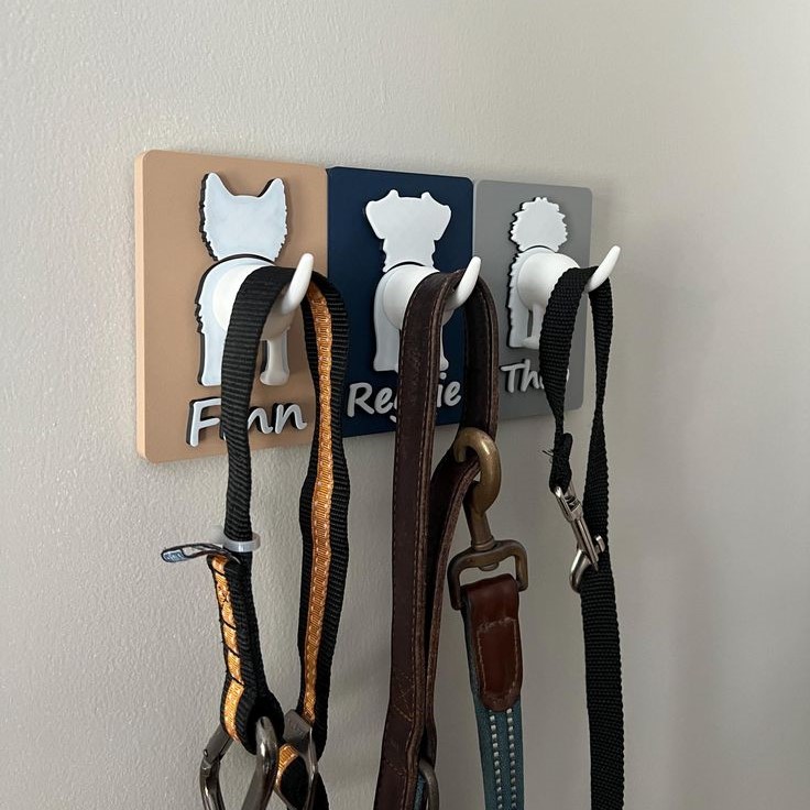 personalized dog leash holder