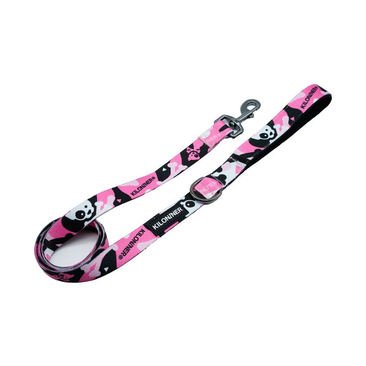 pink camouflage dog leash